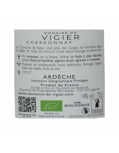 Chardonnay - Domaine de Vigier
