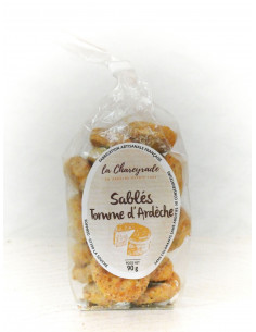 Sablés salés à tomme d'Ardèche