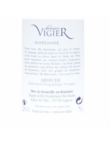 Ma Marsanne - Domaine de Vigier