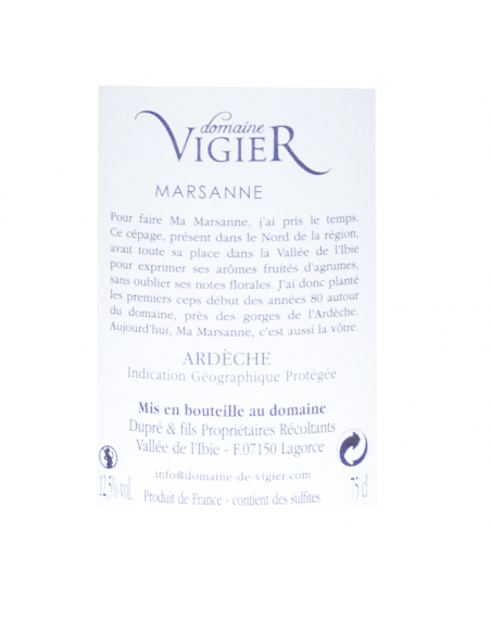 Ma Marsanne - Domaine de Vigier