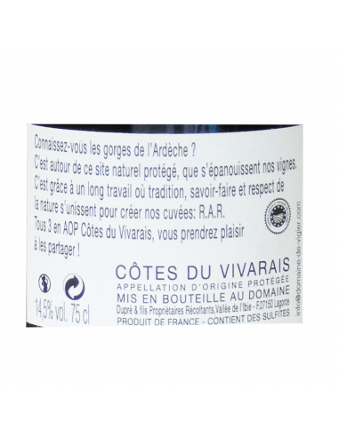 Cuvée Romain - Domaine de Vigier