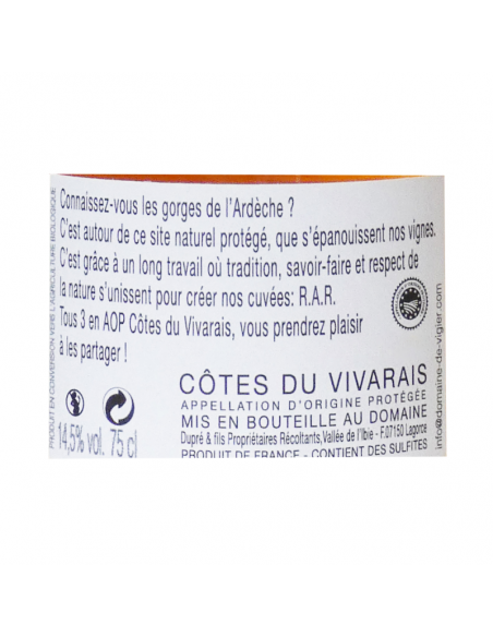 Cuvée Romy - Domaine de Vigier