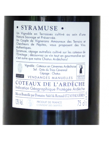 Syramuse - Domaine Salel & Renaud