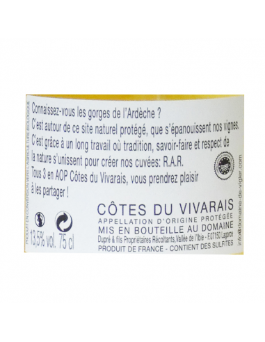 Vivarais blanc "Cuvée Albin" -...